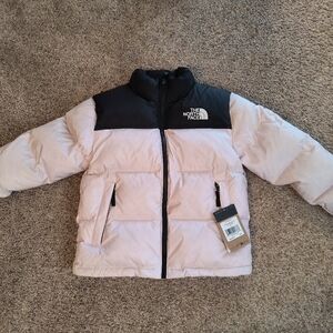 The North Face Retro Nuptse Jacket in Pale Blossom Large/12 NWT*Name In Label